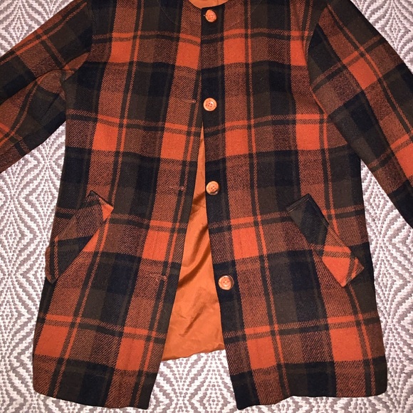 Vintage Jackets & Blazers - Vintage Plaid Coat